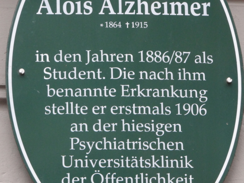 Schild an der Alten Mensa Tübingen
